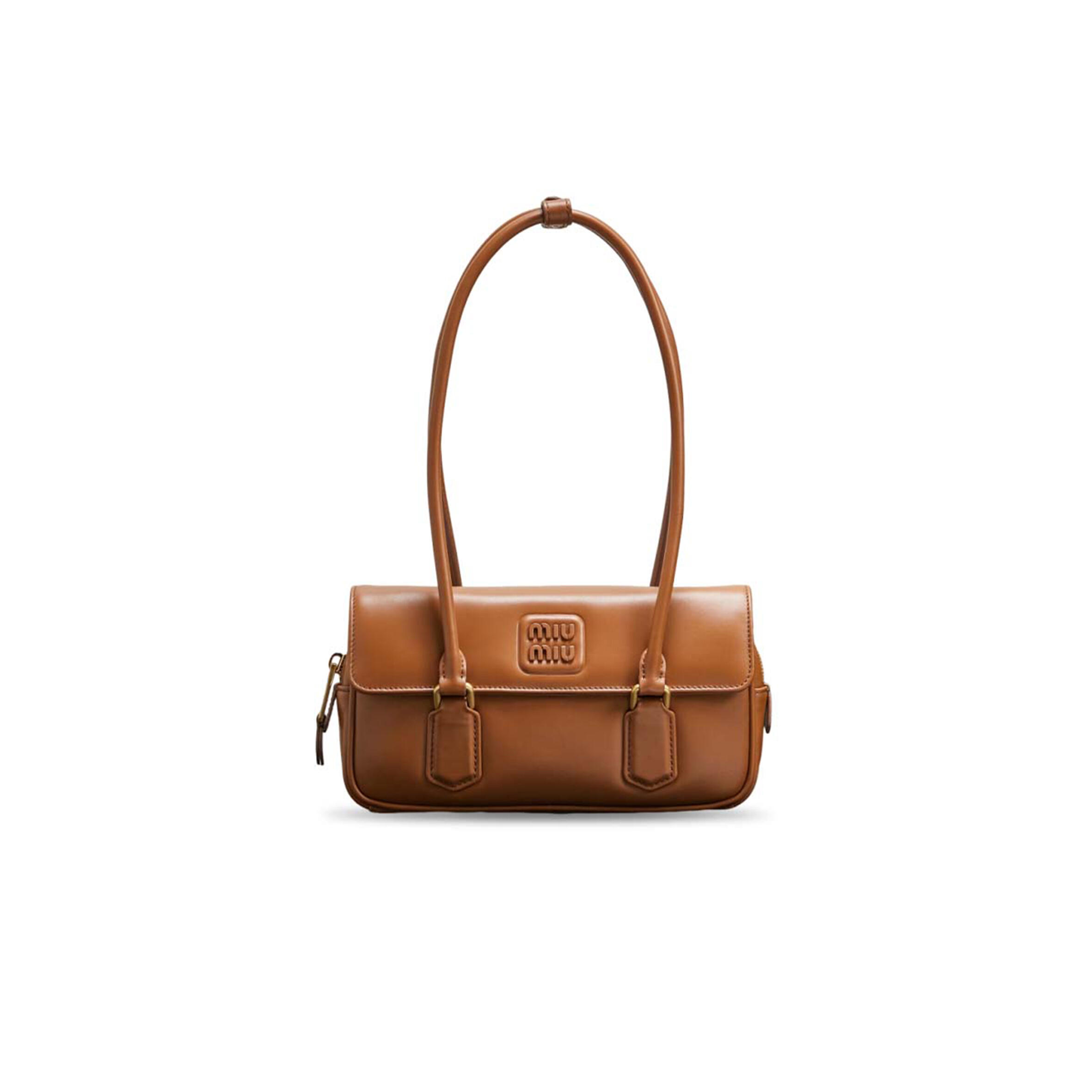MIU MIU ARCADIE LEATHER BAG 5BD282 (24*11.5*5cm)